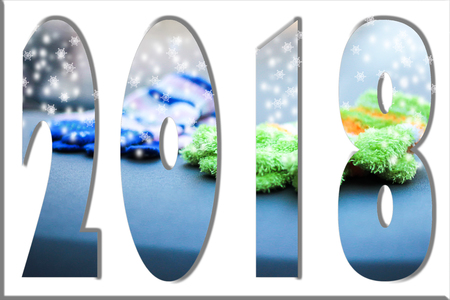 Happy New Year 2108 background.