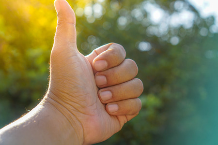 Make a thumbs up, work brilliant ideas.