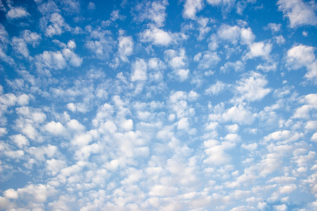 Blue sky and white clouds,idea is to boost the business spirit.
