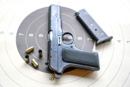 Shooting and shelling, the concept of using her gun.