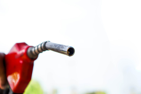 Fuel pump, a concept fuel efficiency or energy saving.の写真素材