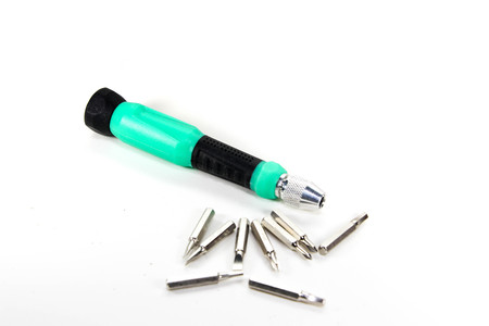Screwdriver on a white background.