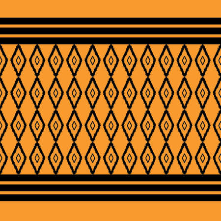 Abstract ethnic geometric pattern design background for wallpaper or fabric pattern or notebook cover.のイラスト素材