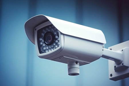 CCTV camera, Video camera security systems.の素材