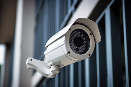 CCTV camera, Video camera security systems.の素材