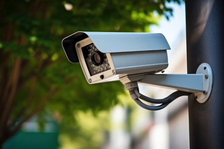 CCTV camera, Video camera security systems.の素材