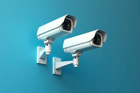 CCTV camera, Video camera security systems.の素材