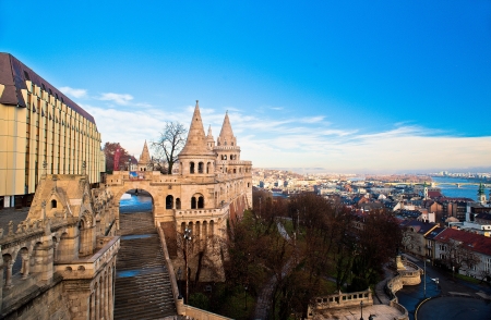 Fisherman s Bastion in Budapest, Hungaryの写真素材