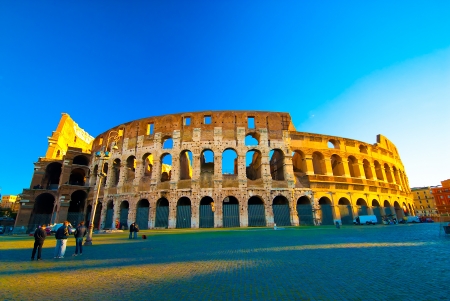 Colosseum Rome Italy  Landmarks of Rome の写真素材