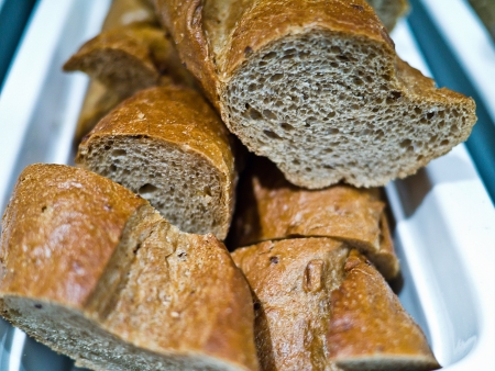 Close up some fresh bread