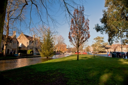 bourton on the water the cotswolds gloucestershire england