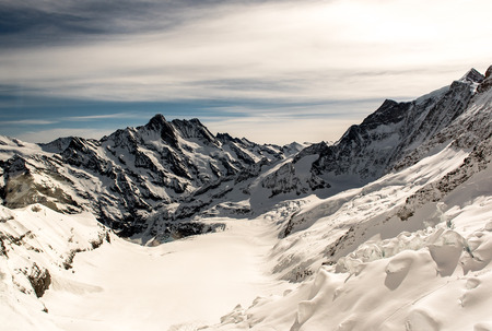 Swiss mountain, Jungfrau, Switzerland, ski resortの写真素材