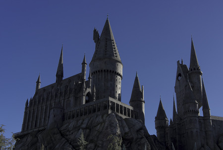 Los Angeles, Hollywood, USA December 26: the wrold of Harry Potter, Universal Studios in Hollywood, CA, USA December 26, 2016のeditorial素材