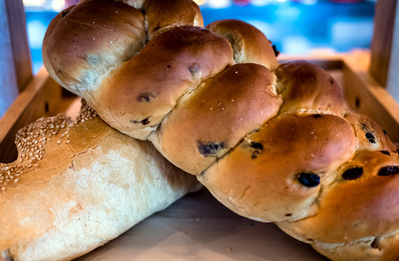 Closeup pile of wheat bread for breakfast
の写真素材