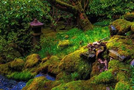 VICTORIA  BC - April 9 The sign of the butchart gardens on April 9, 2018 in Victoria. Butchart gardens is a group of floral display gardens in Victoria and it becomes National Historic Site of Canadaのeditorial素材
