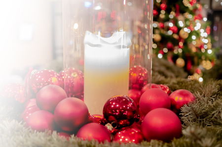 Christmas  tree backgroundの写真素材