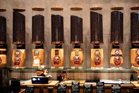 Tokyo / Japan - JANUARY 13, 2020: The Starbucks Reserve Roastery in Tokyo. The biggest Starbucks in...