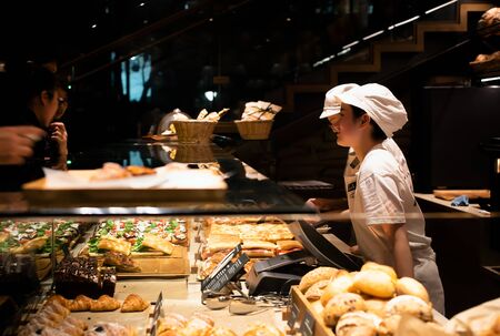 Tokyo / Japan - JANUARY 13, 2020: The Starbucks Reserve Roastery in Tokyo. The biggest Starbucks in...