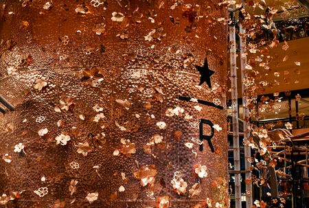 Tokyo / Japan - JANUARY 13, 2020: The Starbucks Reserve Roastery in Tokyo. The biggest Starbucks in the world fifth Starbucks Reserve Roastery locationのeditorial素材