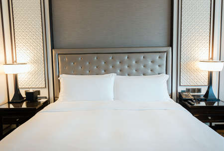 Bangkok, THAILAND - JUNE 6 : Guest Rooms interior of The Athenee Hotel, a Luxury Collection Hotel, Bangkok on 21 JUNE, 2020 in Bangkok ,Thailand.のeditorial素材