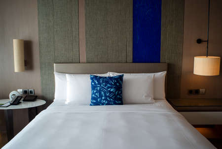 Pattaya, THAILAND - November 23 : 1 Bedroom Suite room interior of  Renaissance Pattaya Resort & Spa on November 23 2018 in Pattaya, Thailand.のeditorial素材