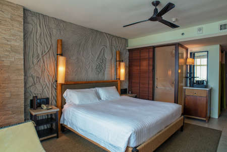 Pattaya, THAILAND - September 19 : Premium Deluxe Ocean Facing room
interior of Pattaya, Centara Grand Mirage Beach Resort Pattaya
on 18 September, 2020 in Pattaya, Thailand.のeditorial素材