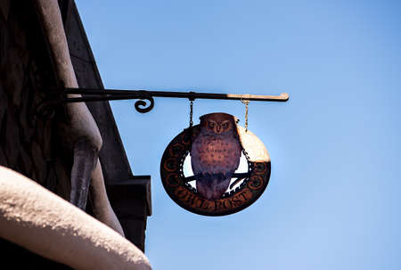 los angeles,usa - 12/26/2016 - the wrold of Harry Potter universal studioのeditorial素材