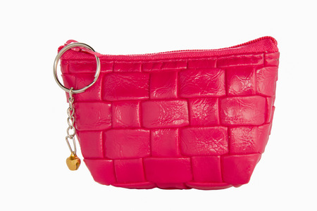 Purse isolated on white backgroundの写真素材