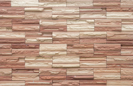 New Brown Bricks Wall Patternの写真素材