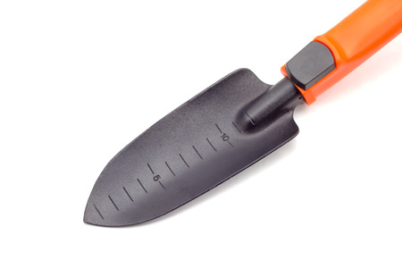 agriculture tools,garden spade on white backgroundの写真素材