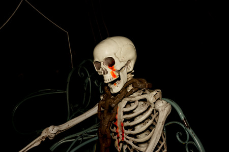 Ghost on halloweenの写真素材