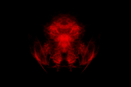 Textured Smoke, Abstract red