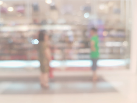 shopping mall  blur backgroundの写真素材