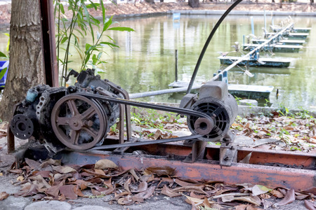 surface aerators in shrimp farming,use for make the waste water to clean water