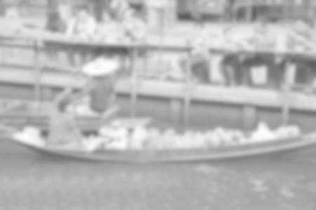 Damnoen Saduak Floating Market blur background of Illustration,Abstract Blurred Imageの写真素材