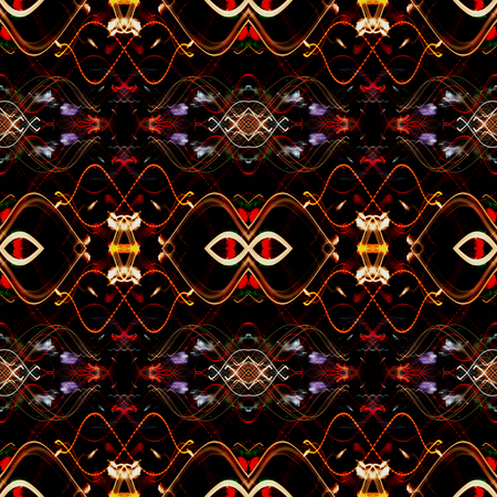 Night light line,seamless light pattern,abstract background