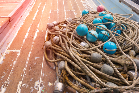 Plastic Float for fishing nets on ship
