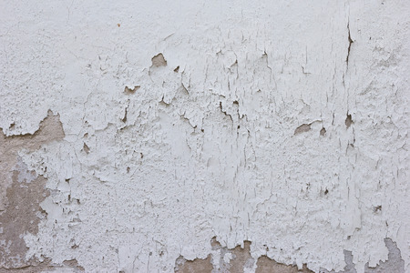 Old peeling paint wallの写真素材