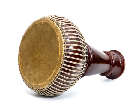 drum musical instrument thai or Tone ,isolated on white backgroundの写真素材