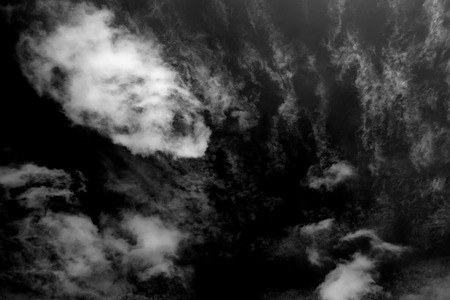 Textured cloud,Abstract white,isolated on black background