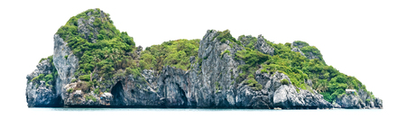 beautiful Island isolated on white backgroundの写真素材