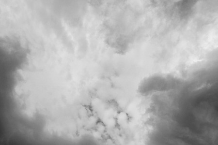 sky with black and white cloud textured background