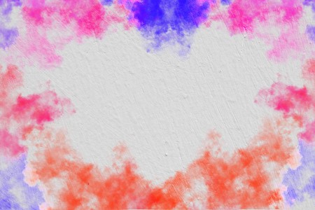Abstract colorful watercolor on wall or paper background.の写真素材
