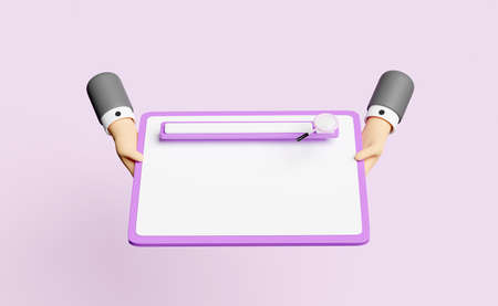 businessman hand holding tablet, mobile phone,smartphone computer with blank search bar, magnifying isolated,purple background,minimal web search engine,web browsing concept,3d illustration,3d renderの写真素材