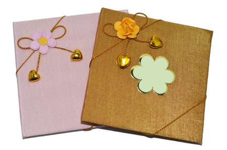 Handmade notebooks, Thailandの写真素材