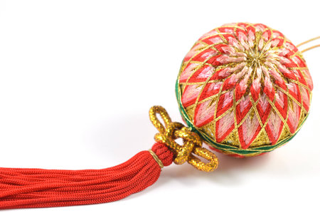 Temari ball, a handicraft ball in traditional Japanese style