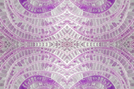 Purple banana tree trunk textureの写真素材