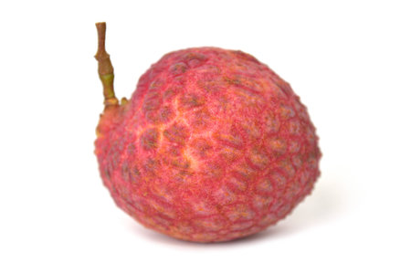 Lychee fruit, Litchi chinensis, Family Sapindaceae, Thailandの写真素材