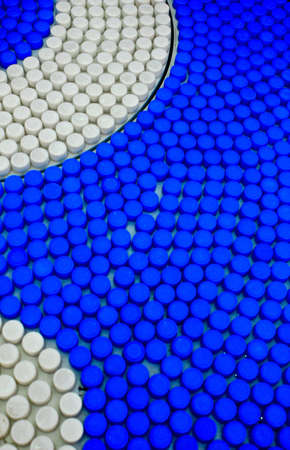 background  Plastic bottle cap   