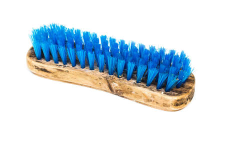 wooden scrub brush の写真素材